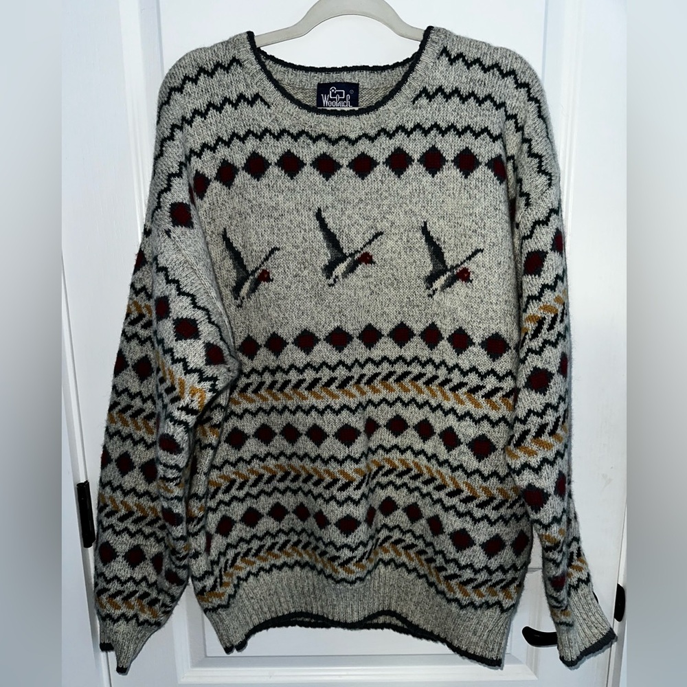 Woolrich Vintage Men's Duck Hunting Sweater